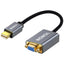 Mowsil Mini DisplayPort to VGA Adapter - 1080p@60Hz / Silver