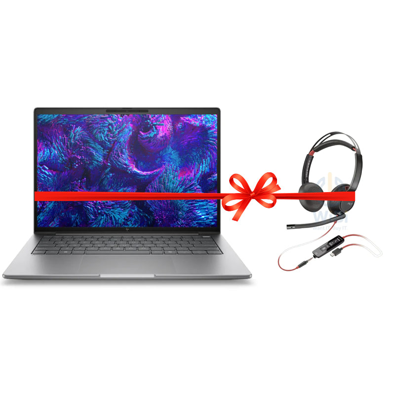 HP ZBook 8 G1i - 14.0" WUXGA / Ultra 7 255H / 16GB / 1TB (NVMe M.2 SSD) / NVIDIA RTX 500 Ada 4GB / Win 11 Pro / 1YW / English/Arabic - Laptop