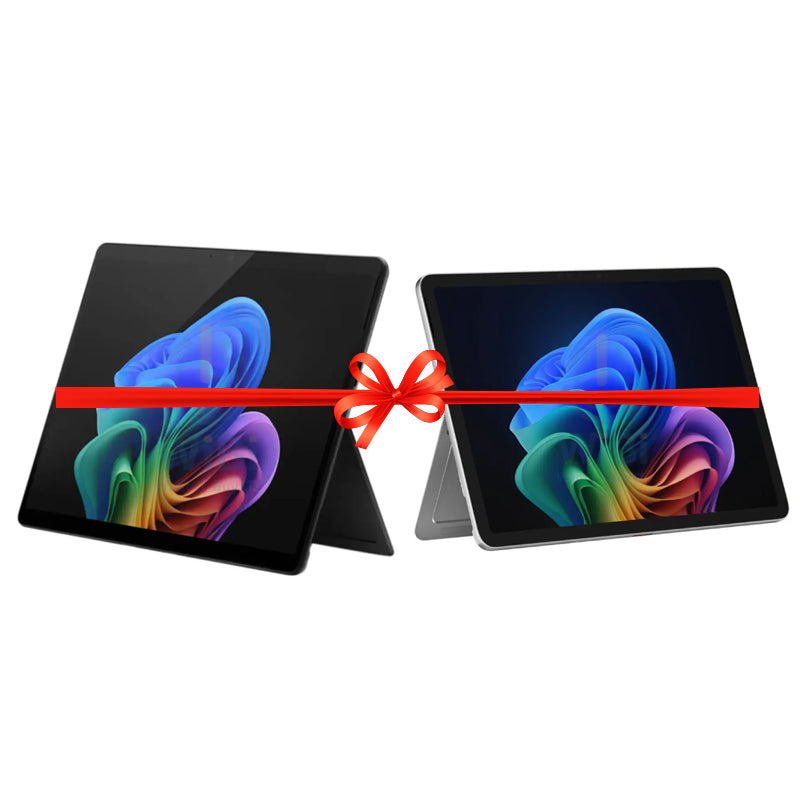 Microsoft Surface Pro 11 Copilot+PC - 13.0" Touch / Ultra 5 / 16GB / 256GB SSD / Win 11 Pro + Microsoft Surface Pro 12 Copilot+ PC - 12.0" Touch / Snapdragon X Plus / 16GB / 512GB SSD / Win 11 Home - Bundle Offer