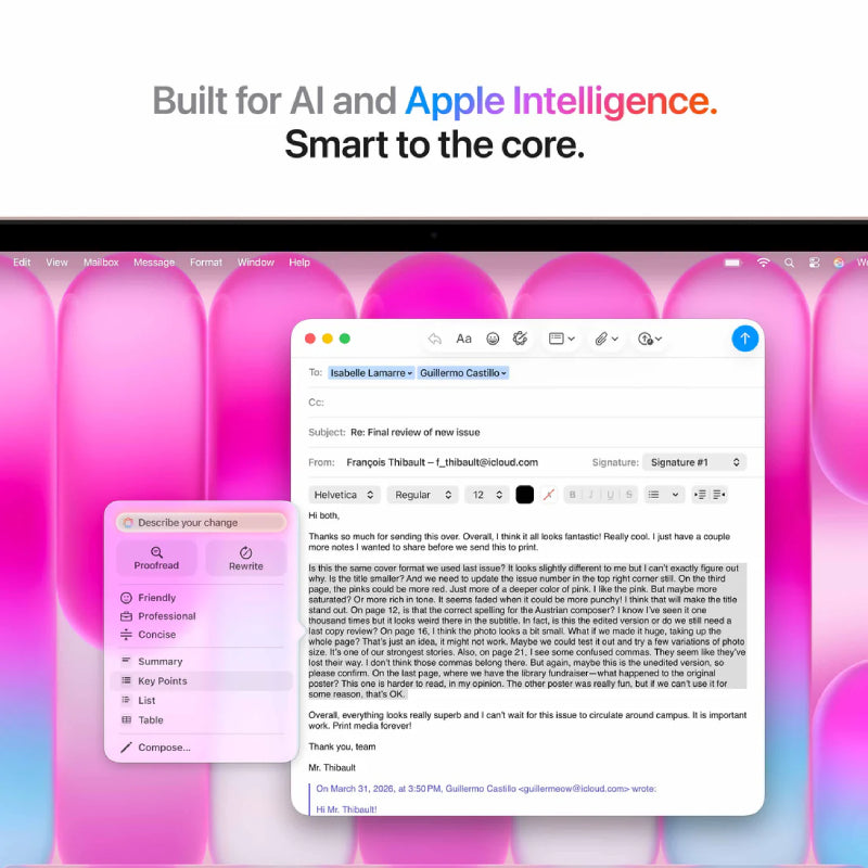 Apple MacBook Neo - 13.0" / A18 Pro / 6-Core CPU / 5-Core GPU / 16-Core Neural Engine / 8GB RAM / 512GB SSD / Arabic Keyboard With Touch ID / Blush / 1YW (Z1TV0002D)
