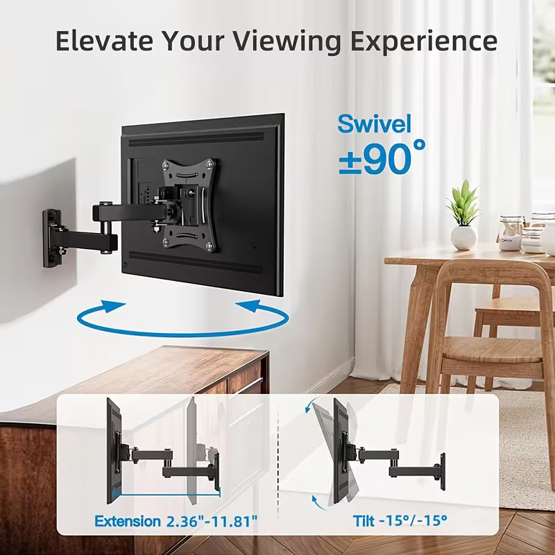 Zeno W118 Full Motion TV Wall Mount Brackets for 10-32 inch