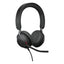 Jabra Evolve2 40 SE MS Stereo Headphone - Wired / USB-C/A / Black