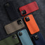Melkco Back Snap Series Lai Chee Pattern Premium Leather Snap Cover Case - Apple iPhone 14 Pro / Dark Blue Accessories