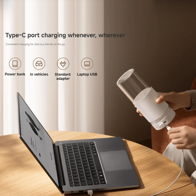 ضاغط الهواء الكهربائي المحمول شاومي 1S - 3–150 رطل / بوصة مربعة / 14.8 واط / USB-C / أسود