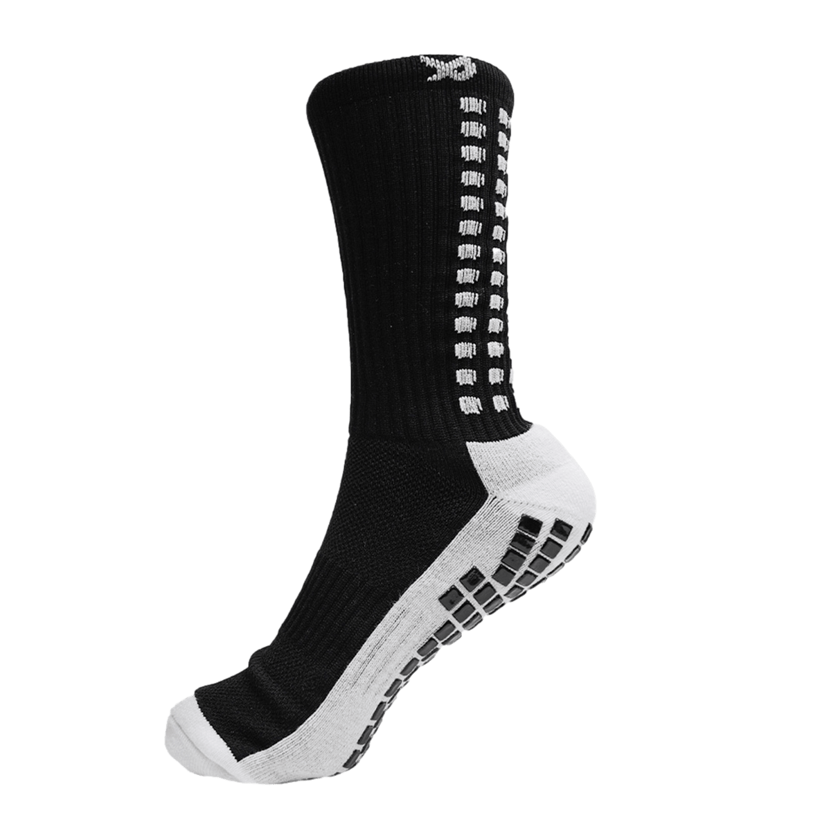 Lux Soccer Grip Calf Sock - Black