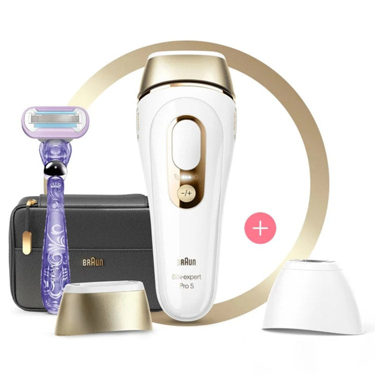 Braun - Silk Expert Pro 5 PL5147 IPL w/ 3 Extras - White