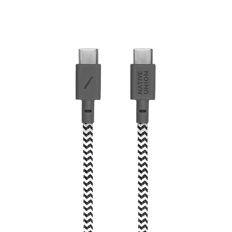 Native Union Belt Cable C TO 2C - 2M 140W - Zebra