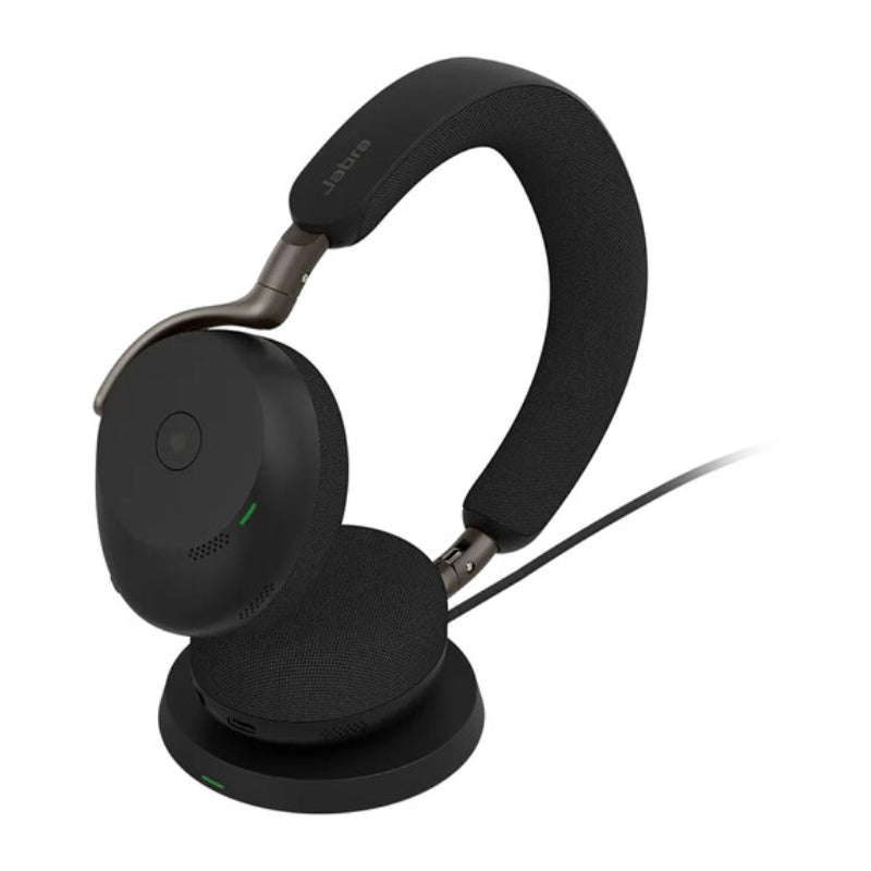 Jabra Evolve3 75 MS Stereo Headphone - Wireless / USB-C / Black