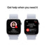 Apple Watch Series 10 with Sport Loop - LTPO OLED / 64GB / 46mm / Bluetooth / Wi-Fi / Blue Cloud Smart Watches