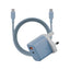 Bazic Goport Velox Bundle, 1C1A Charger 35W(Uk) With Weave Cable - Bubblegum