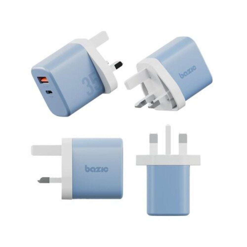Bazic Goport Velox Bundle, 1C1A Charger 35W(Uk) With Weave Cable - Bubblegum
