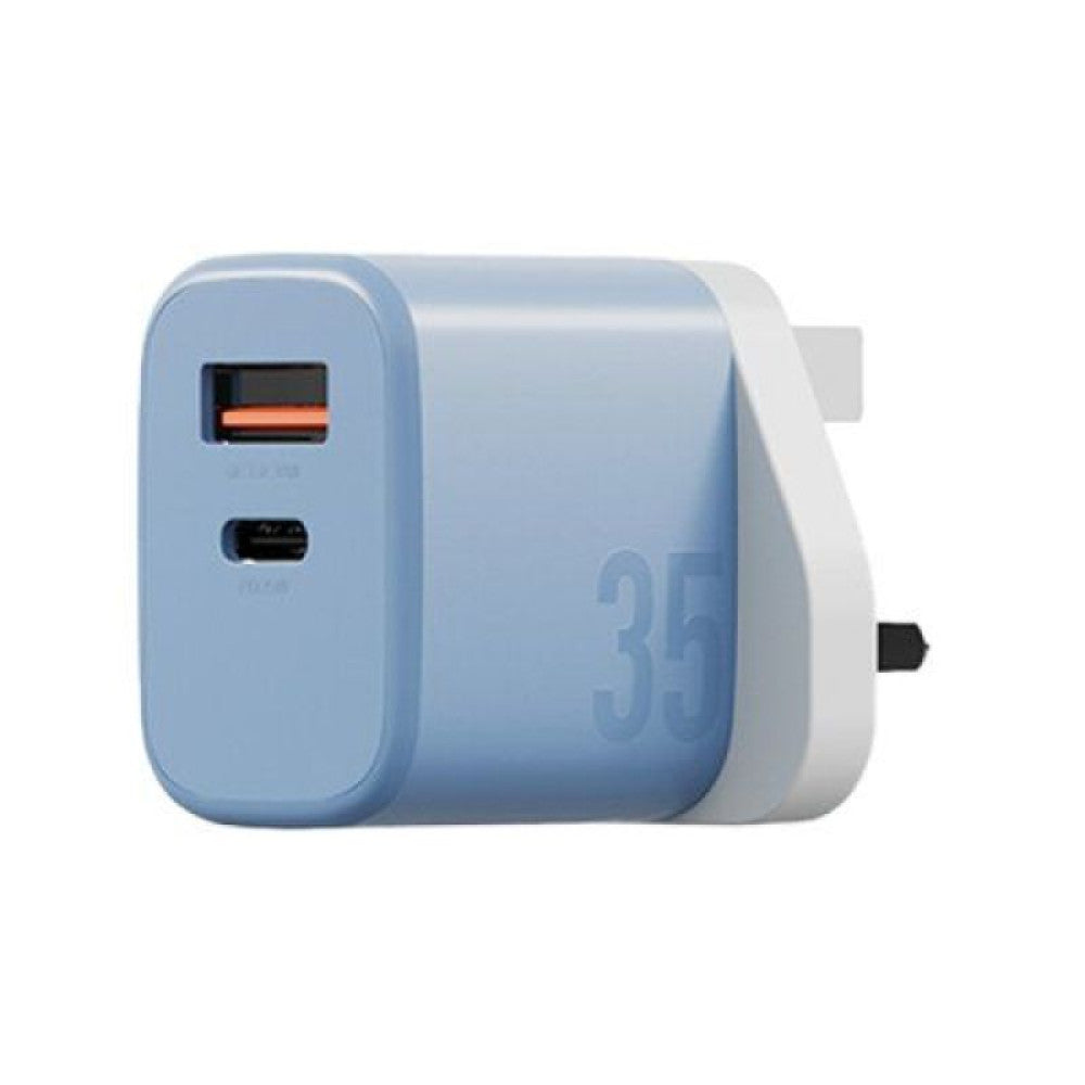 Bazic Goport Velox Bundle, 1C1A Charger 35W(Uk) With Weave Cable - Bubblegum