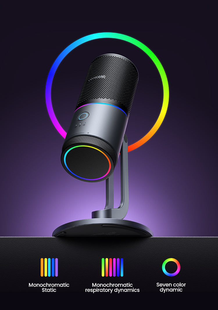 UGREEN Desktop USB-A to USB-C Microphone - Grey