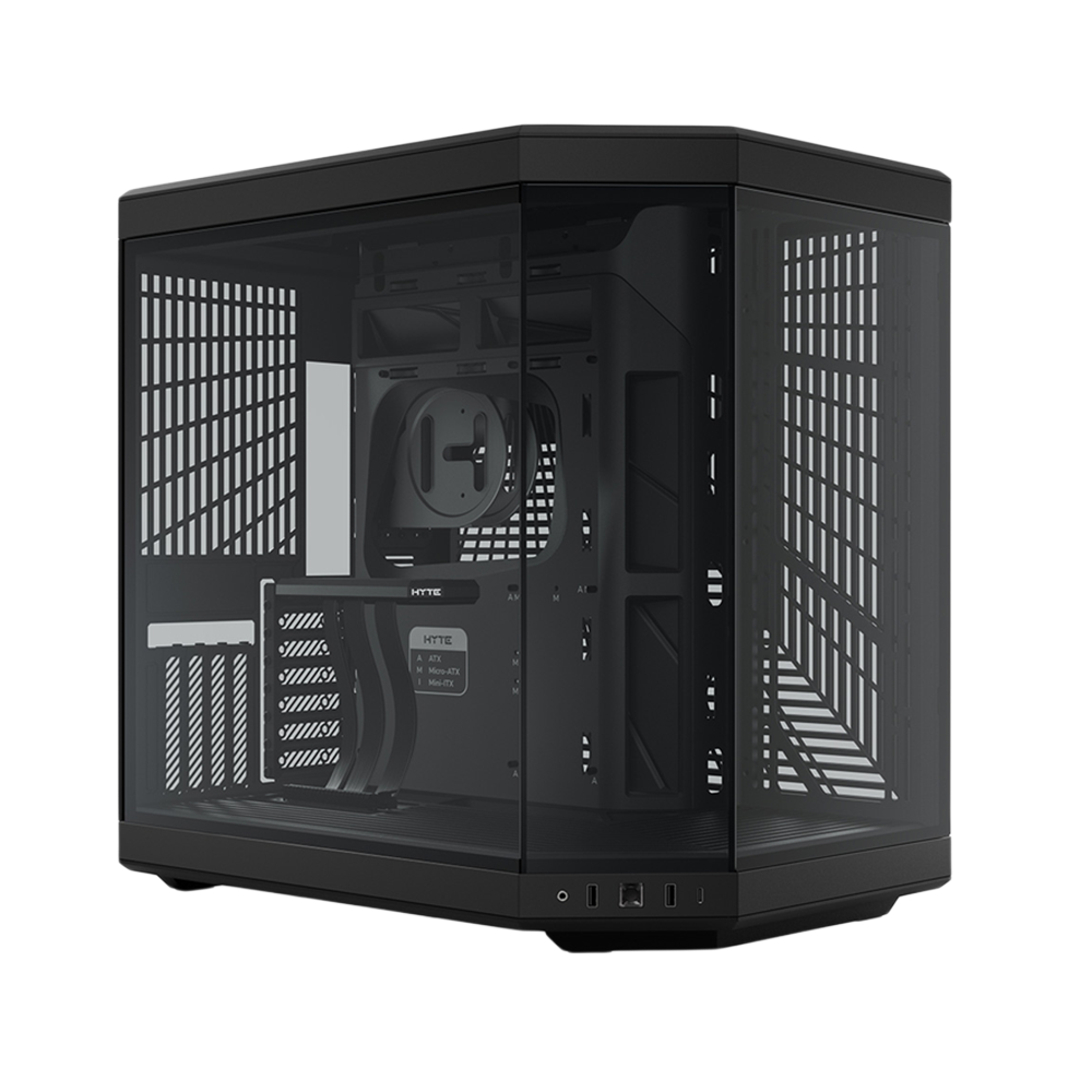 HYTE Y70 Modern Aesthetic Mid Tower Case - Pitch Black