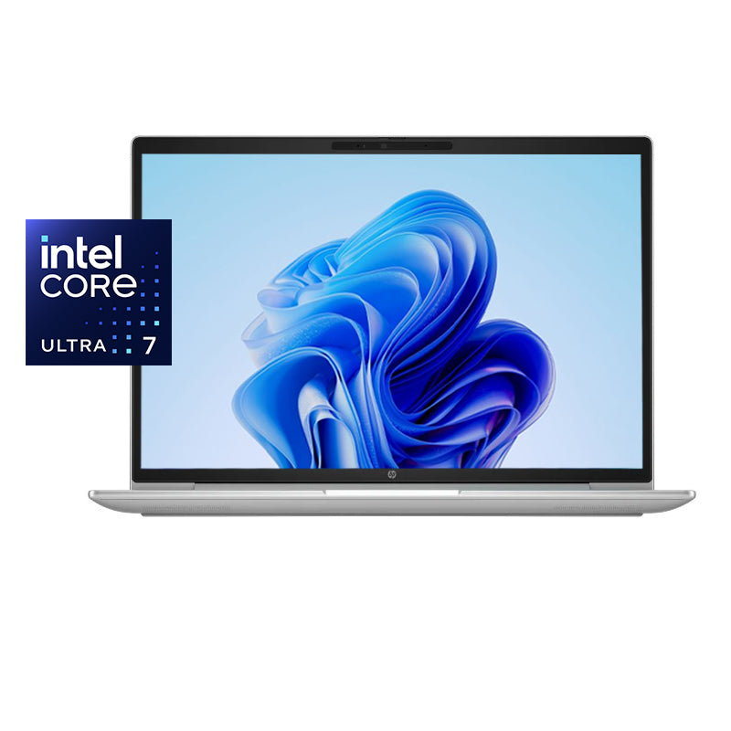 لابتوب إتش بي برو بوك 4 G1i إيه آي PC، بشاشة مقاس 14 بوصة WUXGA، ومعالج ألترا 7 255U، وذاكرة وصول عشوائي 16 جيجابايت، وقرص حالة صلبة NVMe M.2 بسعة 512 جيجابايت، بنظام دوس (بدون نظام تشغيل)، مفاتيح إنجليزية/عربية، ضمان سنة واحدة، باللون بايك سيلفر