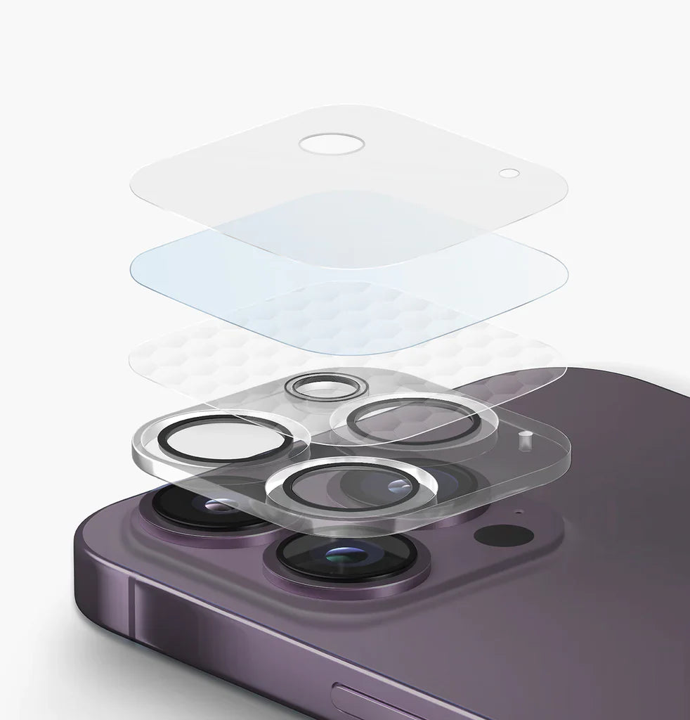 Uniq Optix iPhone 14 Pro 6.1 /14 Pro Max 6.7 Camera Lens Protector - Midnight Black Accessories > Mobiles & Tablets >