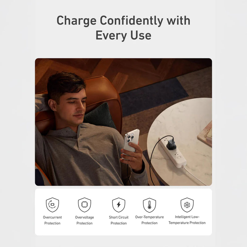 Anker Zolo Charger with Cable - 30W / USB-C / 0.9 Meter / Black
