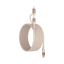 MOMAX Mag.link Mag.Link Duo Magnetic Cable - USB-C / Lightning / 2 Meter / Desert Titanium