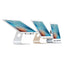 Bundle Offer - Zugu Alpha Case - iPad Air 11"/10.9" (2020-2025) / Black + Rain Design mStand Tablet Plus iPad Stand - Silver