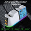 Vertux DuoDock-PS5 2-in-1 Charging Dock for PS5 DualSence Controller - Black