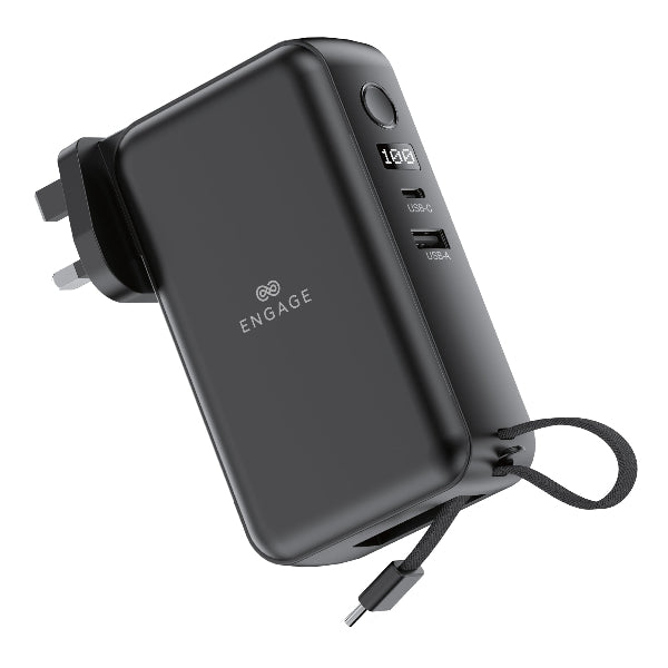 Engage Hybrid 65W Gan Charger Power Bank (10000Mah) - (8954526522444)