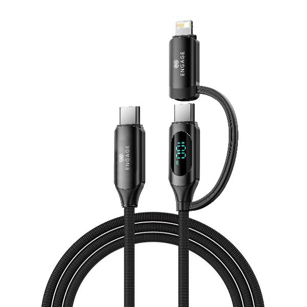Engage Digital Display Cable Usb-C W/Lightning Adp 1M(100W)(8954526522436)