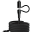 Engage Magnetic C To C Cable 60W W/Lightning Adapter(27W) (Black)(8954526522355)