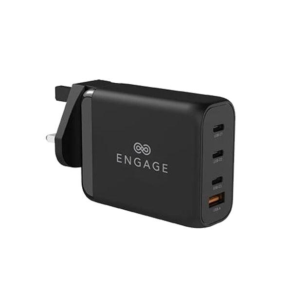 Engage 200W Pd Gan Travel Charger (Black)(8954526522115)