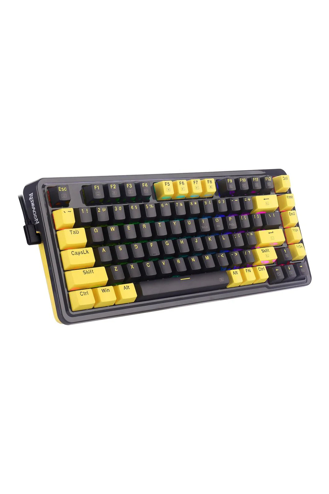 Redragon K649PY RGB Elf Black 75% Gasket Mechanical Gaming Keyboard - Elf Black