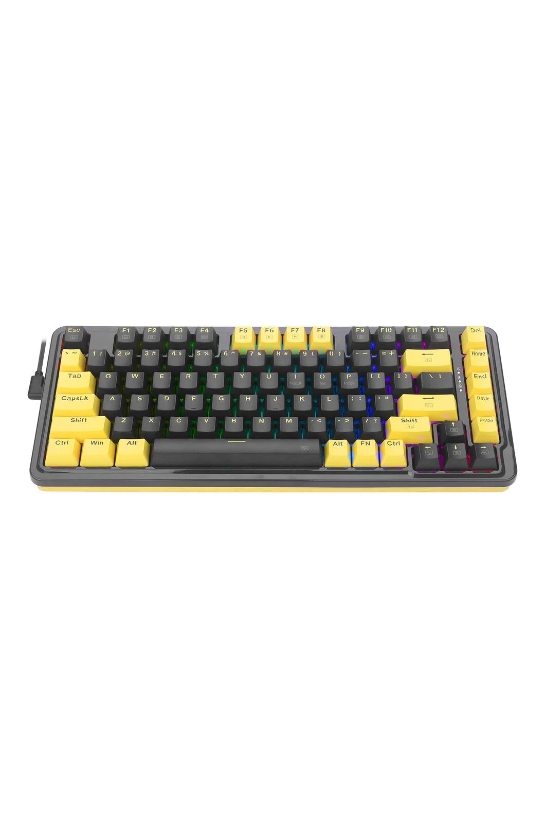 Redragon K649PY RGB Elf Black 75% Gasket Mechanical Gaming Keyboard - Elf Black
