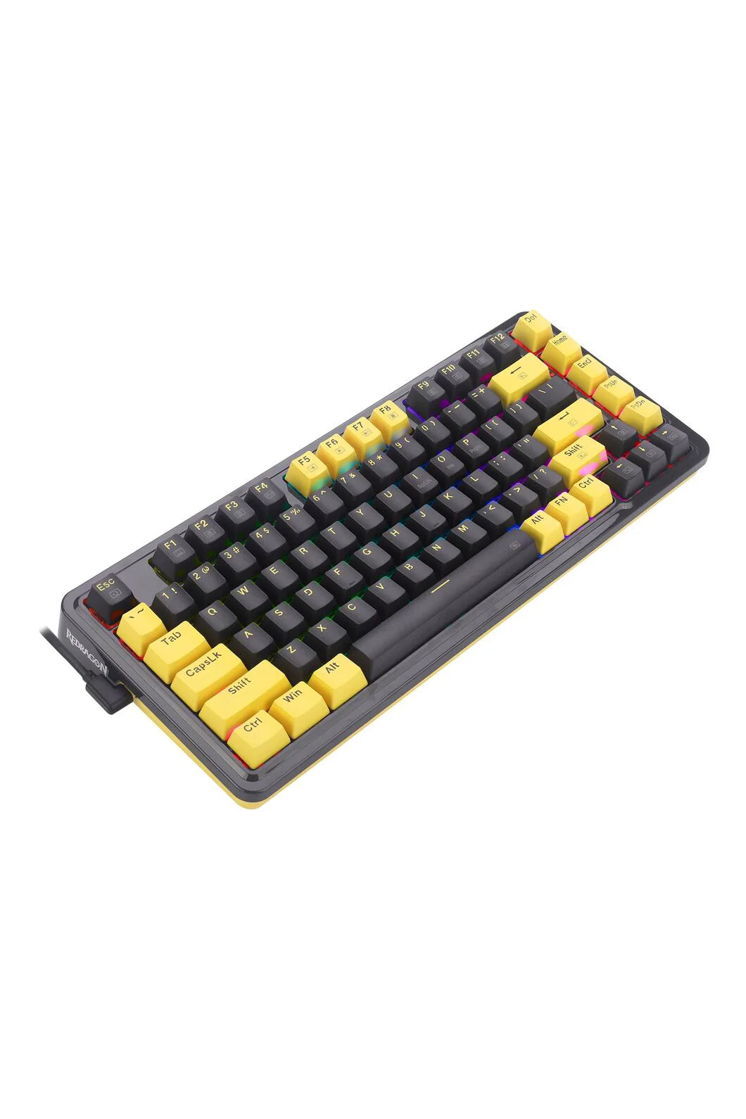Redragon K649PY RGB Elf Black 75% Gasket Mechanical Gaming Keyboard - Elf Black