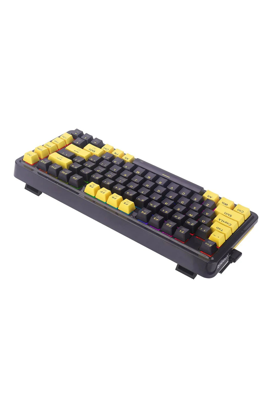 Redragon K649PY RGB Elf Black 75% Gasket Mechanical Gaming Keyboard - Elf Black