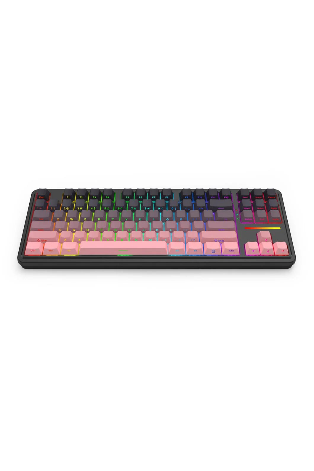 Redragon K728SP RGB Pro Antonium Pro Pink TKL Gasket Wireless Mechanical Keyboard - Pink