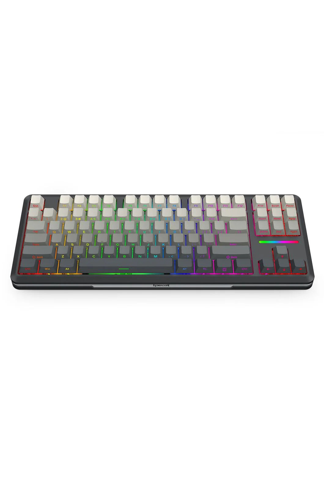 Redragon K734SP RGB Pro Wildslash Charcoal TKL Gasket Wireless Mechanical Keyboard - Charcoal