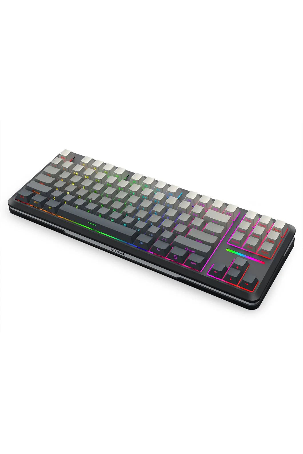 Redragon K734SP RGB Pro Wildslash Charcoal TKL Gasket Wireless Mechanical Keyboard - Charcoal