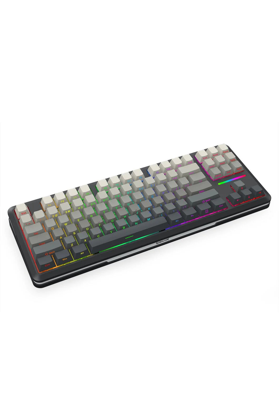 Redragon K734SP RGB Pro Wildslash Charcoal TKL Gasket Wireless Mechanical Keyboard - Charcoal