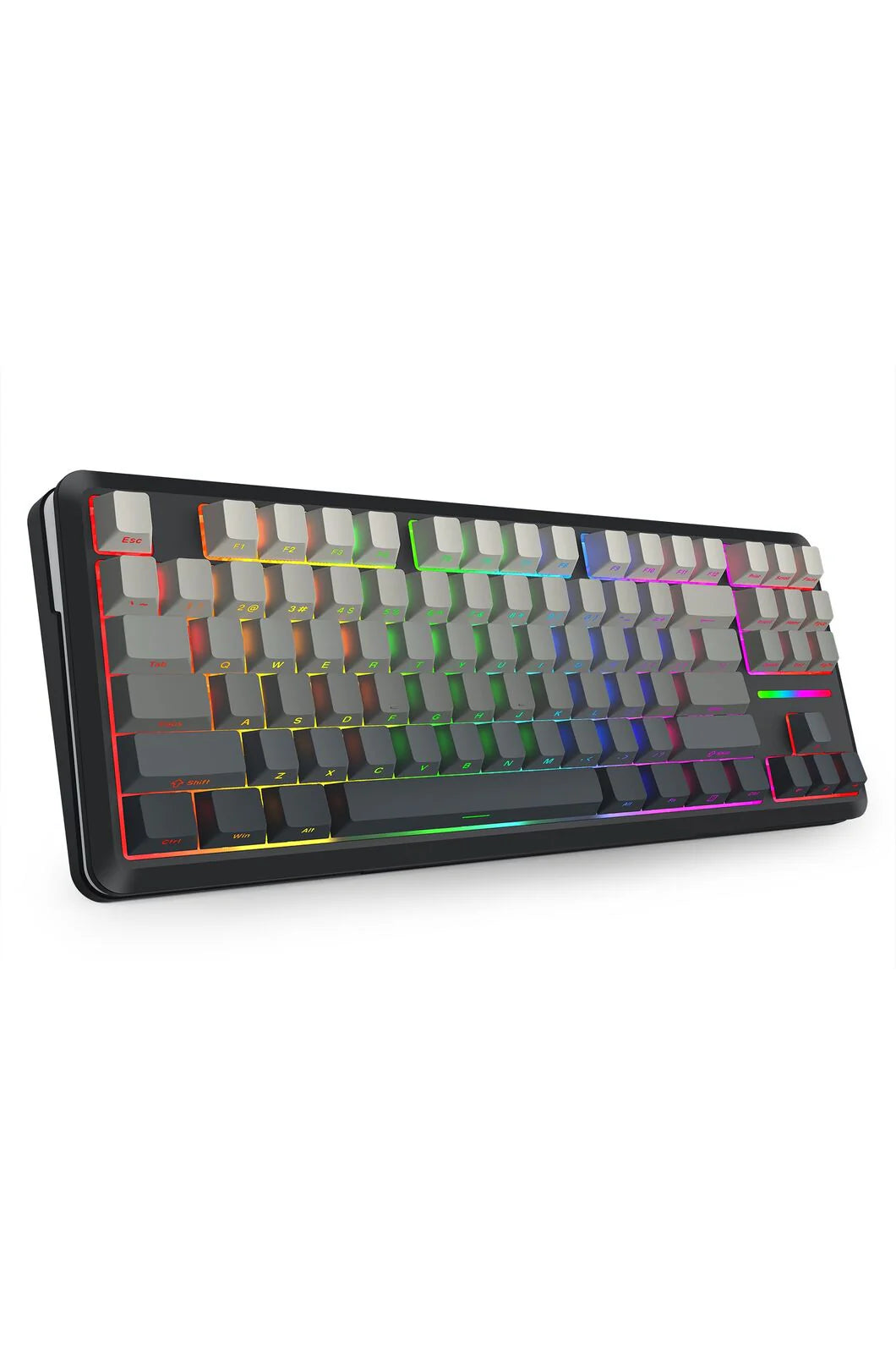 Redragon K734SP RGB Pro Wildslash Charcoal TKL Gasket Wireless Mechanical Keyboard - Charcoal