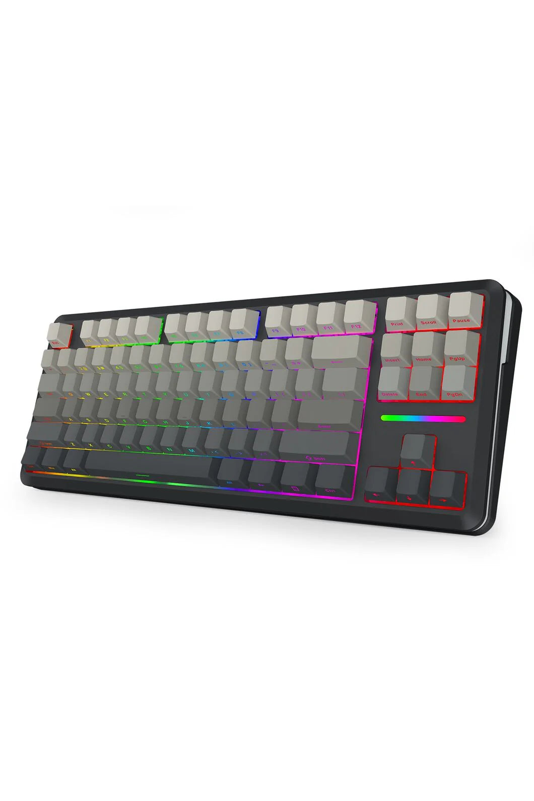 Redragon K734SP RGB Pro Wildslash Charcoal TKL Gasket Wireless Mechanical Keyboard - Charcoal