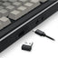 Redragon K734SP RGB Pro Wildslash Charcoal TKL Gasket Wireless Mechanical Keyboard - Charcoal