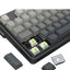 Redragon K743SP-RGB-PRO Antonium LCD Black 75% Customisable RGB Mechanical Gaming Keyboard - Grey