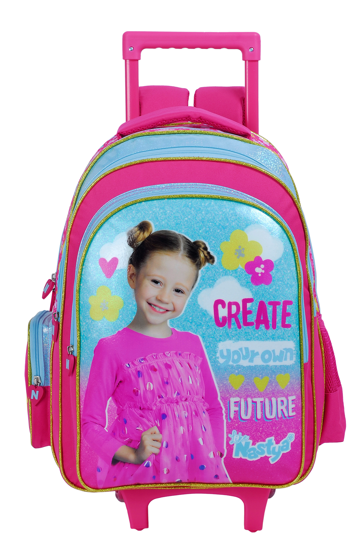 Nastya Trolley Bag - 18-inch / Pink