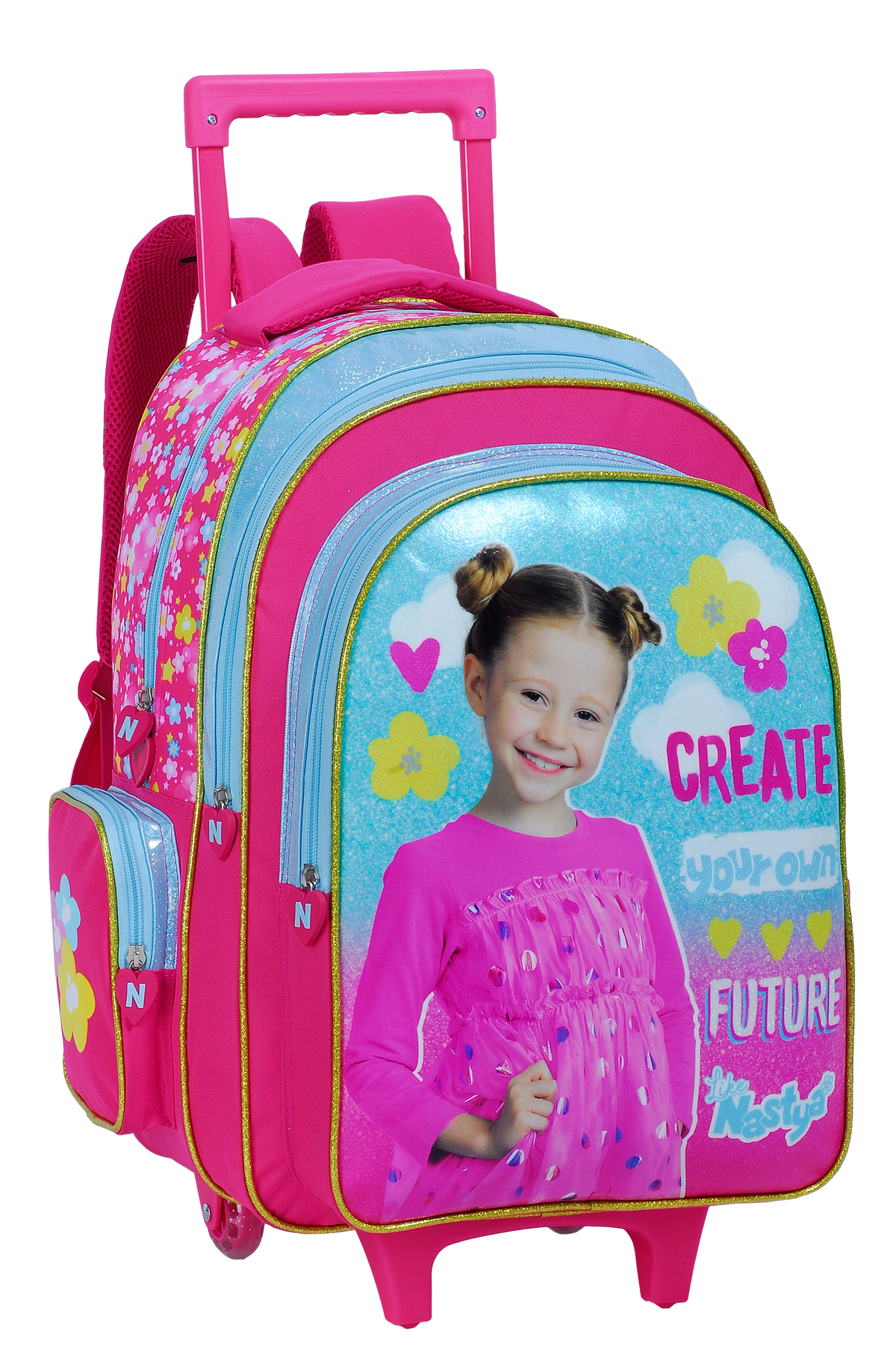 Nastya Trolley Bag - 18-inch / Pink