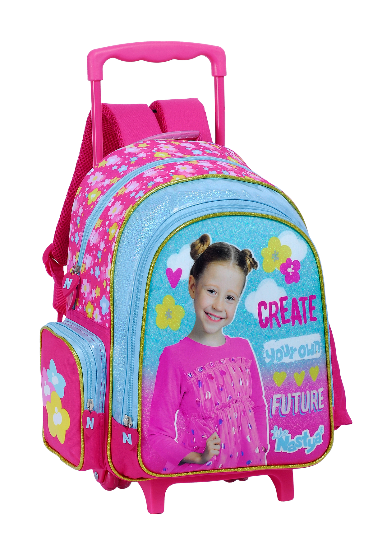 Nastya Trolley Bag - 14-inch / Pink