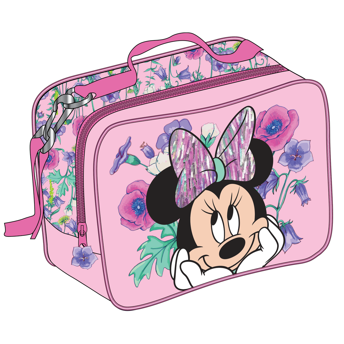 Minnie Mouse Lunch Bag - Light Pink