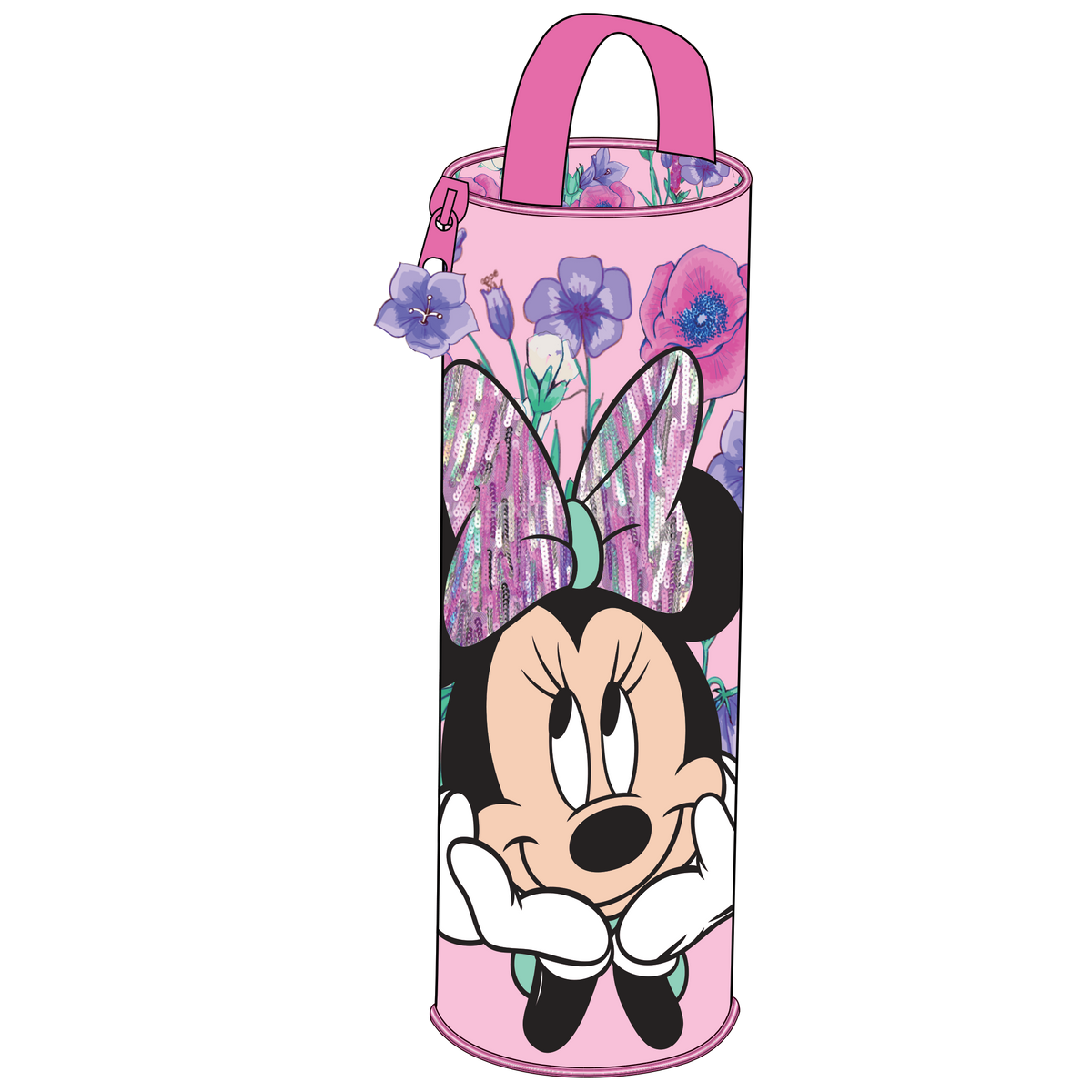 Minnie Mouse Pencil Case - Light Pink