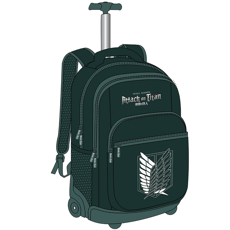 ATTACK ON TITAN Trolley Bag - 20-inch / Black