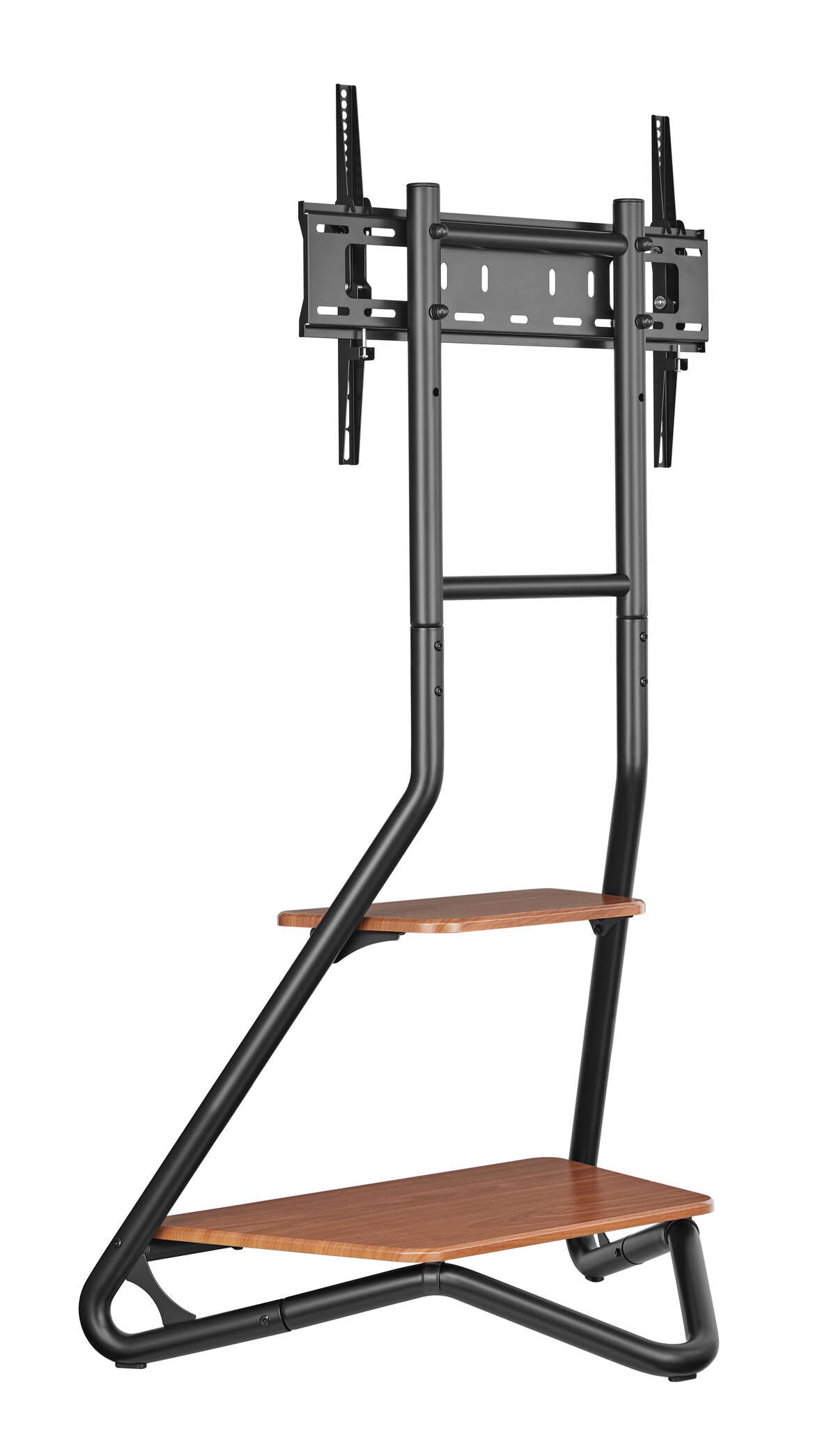 Union Corner TV Stand with Wood Shelves 37"-75"