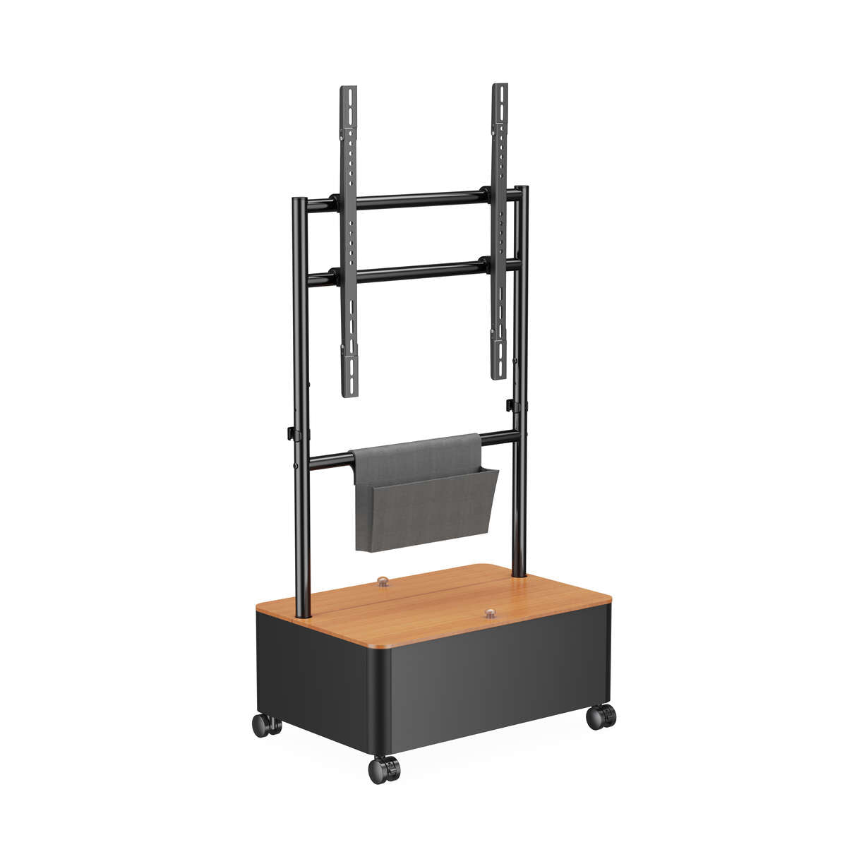 Union TV Cart With Storage Box & Pouch 43" to 65"
