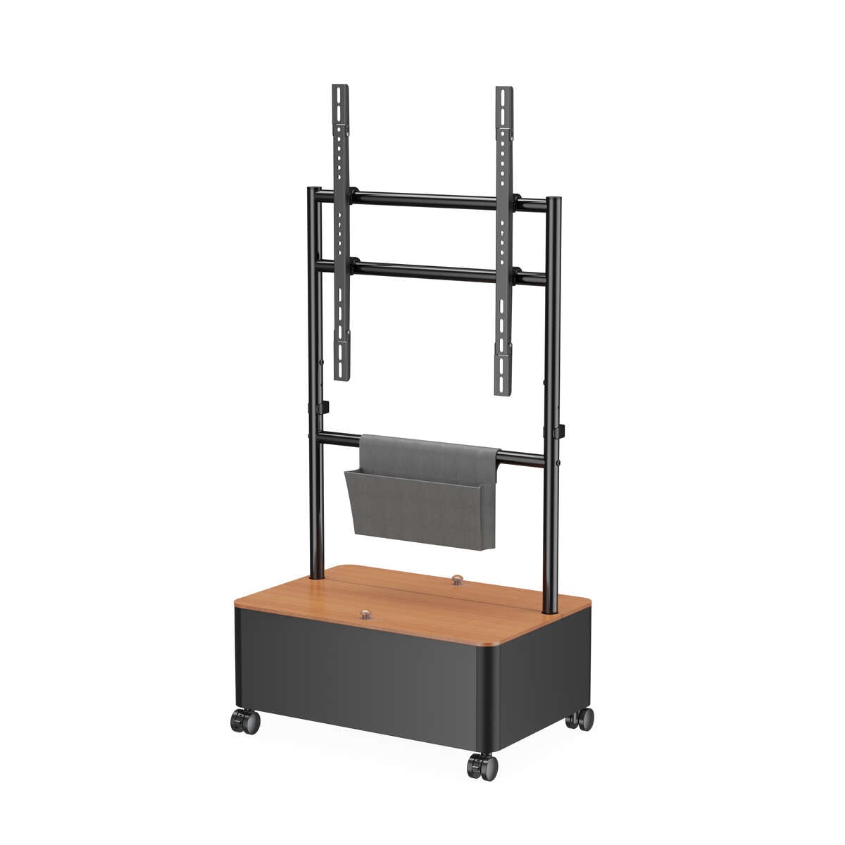 Union TV Cart With Storage Box & Pouch 43" to 65"