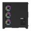 Aigo FT418 Pro Case - Black (With 7 x ARGB Fans Included)